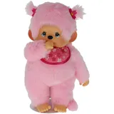 Monchhichi Kuschelpuppe 45 cm Pink/Rosa