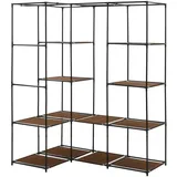 vidaXL Eckschrank 130 x 169 x 87 cm Braun