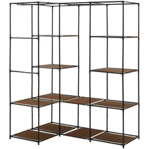 vidaXL Eckschrank 130 x 169 x 87 cm Braun