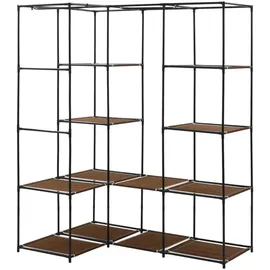 vidaXL Eckschrank 130 x 169 x 87 cm Braun