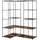 vidaXL Eckschrank 130 x 169 x 87 cm Braun