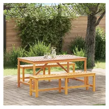 vidaXL Garten Essgruppe 3-tlg. Braun