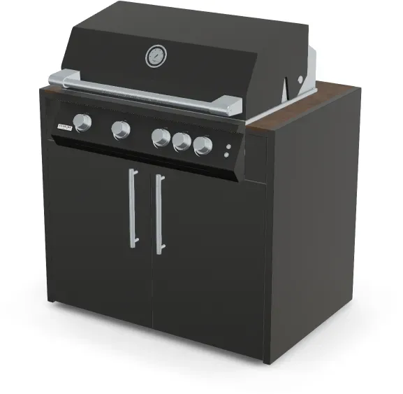 Brabura Fusion 400 RM Modul | Neustes Edelstahlmodell - Iron Corten / Anthrazit / Silberner Griff
