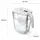 Laica XXL Millan weiß 3,7 l