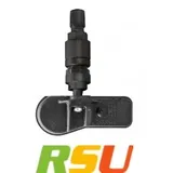 EvoSensor Single 9 schwarz (Singleprotokoll-Sensor 433MHz Metall-Ventil clamp-in)