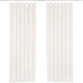 OTTO home Gardine OTTO HOME "XANA" Gr. 1, weiß, B:145cm H:145cm, Voile, Polyester, Gardinen, Gardine, Bestseller, einfarbig, 1 Schal, pflegeleicht, preiswert