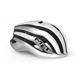 MET-Helmets MET Trenta 3k Carbon Mips Helmet, Weiß/Silber (Mehrfarbig), M