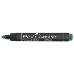 Pica Classic Permanentmarker Marker Markierung Rundspitze 1-4mm grün 520/36