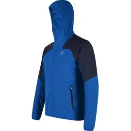 Montura Rise Hooded Jacke b.blue/graphite blue L