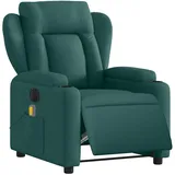 vidaXL Massagesessel Elektrisch 149,5 x 78 x 0 cm Dunkelgrün
