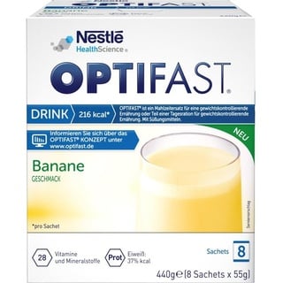 Optifast Drink Banane Pulver 8 x 55 g