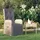 vidaXL Gartensessel 57,9 x 57,9 x 108 cm grau 1 St.