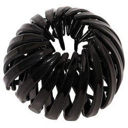 SOHO Pesca Pferdeschwanz Spiral Haargummis   Schwarz Damen