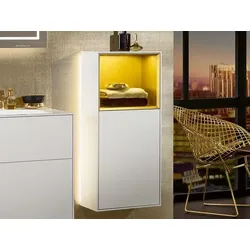 Villeroy & Boch Finion Seitenschrank mit Tür und Regal oben