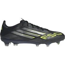 adidas F50 Pro Firm Ground Herren Core Black/Iron Met./Lemon 43 1/3
