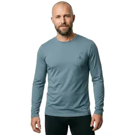 Odlo Merino 200 Pocket Langarm-baselayer Blau XL