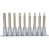 KS Tools 1/2" Bit-Stecknuss-Satz Torx, lang, 9-tlg., T20-T60