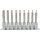 KS Tools 1/2" Bit-Stecknuss-Satz Torx, lang, 9-tlg., T20-T60