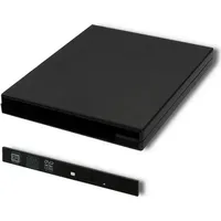 Qoltec 51864, Optisches Disk-Laufwerk, Schwarz, Windows 2003, XP, Vista, Windows 7, 8.1, 10 i MAC 10 OS system, Linux, 142 mm, 9,5 mm, 134 mm