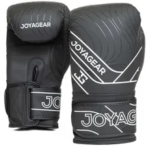 Joya Fight Gear JOYA Kickbox Handschuhe Essentials - Schwarz Weiß 16oz - Hergestellt aus hochwertigem Kunstleder - Kampfsport Sparring Handschuhe - Muay Thai Kickboxen Boxhandschuhe Punchinghandschuhe Joya Fight Gear
