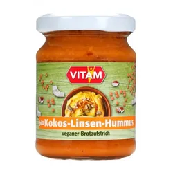 VITAM Hummus Kokos Linsen Aufstrich bio