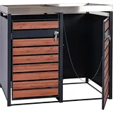 MCW, Gartenhaus + Gartenschrank, J81-2P