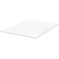 Beliani Matratzentopper Weiß PolyurethanSchaum 180 x 200 cm