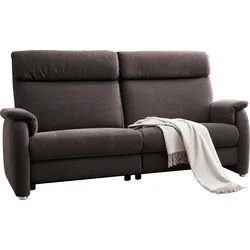 2-Sitzer HOME AFFAIRE "Turin", grau (stone), B:155cm H:107cm T:97cm, Sofas, mit motorischer Relaxfunktion, auch in Leder