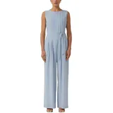 s.Oliver Regular Fit Jumpsuit mit Viskosefutter, Rauchblau, 34