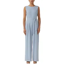 s.Oliver Regular Fit Jumpsuit mit Viskosefutter, Rauchblau, 34