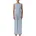 Regular Fit Jumpsuit mit Viskosefutter Rauchblau 34