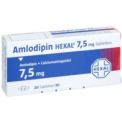 Amlodipin Hexal 7,5 mg Tabletten 20 St
