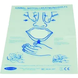 Actiomedic® MediSave Notfall Beatmungstuch 548.301.10001 , 1 Tuch - im Polybeutel verpackt