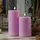Deluxe Homeart Mia LED Stumpenkerze 20 cm 10 cm lavendel