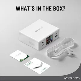 4smarts Desk Charger GaN DIY MODE 130W, weiß