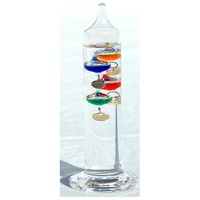 18cm tall free standing Galileo thermometer