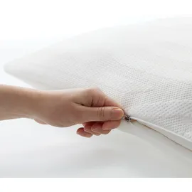 Tempur Comfort PureClean Kissen 40 x 80 cm Weiß