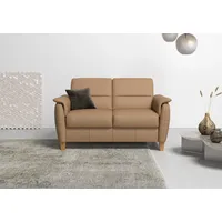 Home Affaire 2-Sitzer HOME AFFAIRE "Palmera, B: 149 cm", braun (cappuccino), B:149cm H:89cm T:89cm, Luxus-Microfaser (100% Polyester);Struktur (100% Polyester);Luxus-Microfaser in Lederoptik (100% Polyester), Sofas, mit Federkern