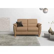Home Affaire 2-Sitzer HOME AFFAIRE "Palmera, B: 149 cm", braun (cappuccino), B:149cm H:89cm T:89cm, Luxus-Microfaser (100% Polyester);Struktur (100% Polyester);Luxus-Microfaser in Lederoptik (100% Polyester), Sofas, mit Federkern