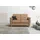 Home Affaire 2-Sitzer HOME AFFAIRE "Palmera, B: 149 cm", braun (cappuccino), B:149cm H:89cm T:89cm, Luxus-Microfaser (100% Polyester);Struktur (100% Polyester);Luxus-Microfaser in Lederoptik (100% Polyester), Sofas, mit Federkern