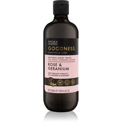 Baylis & Harding Goodness Rose & Geranium Duschgel mit Blumenduft 500 ml