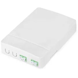 Digitus FTTH Anschlussdose mit 2x LC/APC Duplex Kupplung weiß