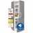 (173 l, 1425 mm hoch, Inoxlook)