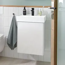 Villeroy & Boch Collaro Waschbeckenunterschrank Anschlag rechts 41 x 55 cm Glossy White