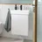 Waschbeckenunterschrank Anschlag rechts 41 x 55 cm Glossy White