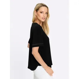 Heine Shirt Schwarz 46
