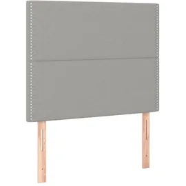 vidaXL Boxspringbett 100 x 200 cm Hellgrau