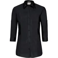 Hakro 3/4-Arm-Vario Bluse MIKRALINAR® schwarz