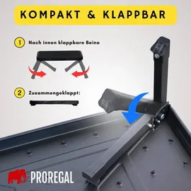 Proregal Tritthocker klappbar 1 Stufen