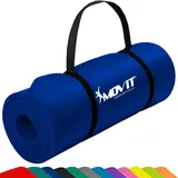 MOVIT Gymnastikmatte, - 183x60x1,0 cm, 12 Farben, für Zuhause oder Unterwegs